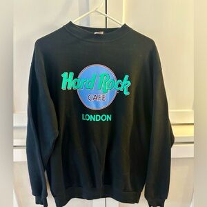 Vintage 90’s Hard Rock Cafe London Crewneck Sweater Mens medium